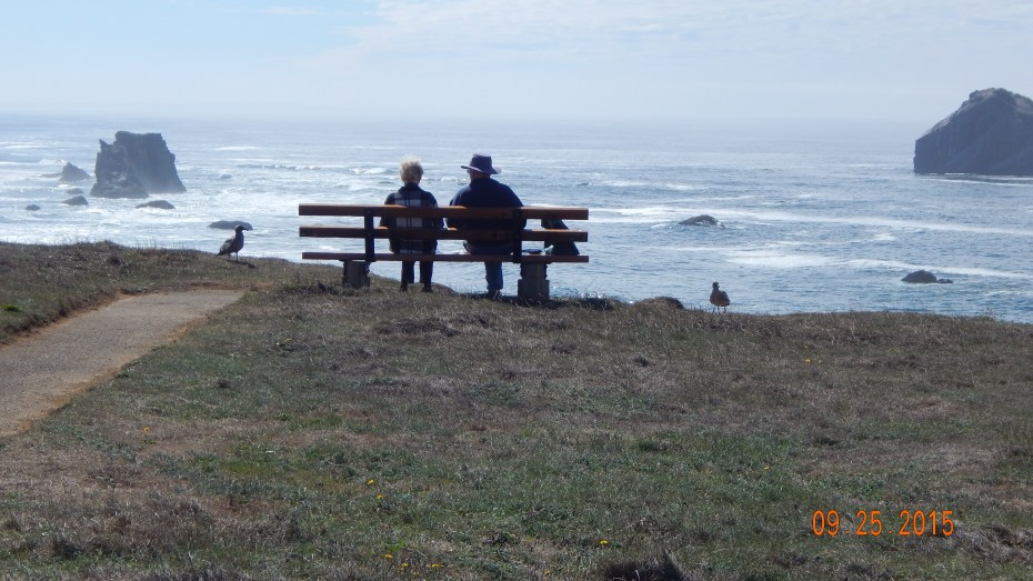 Benches at beach